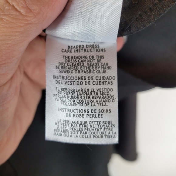 NWT Xscape Women's Ruched Off-The-Shoulder Gown in Gunmetal Black - Picture 14 of 14